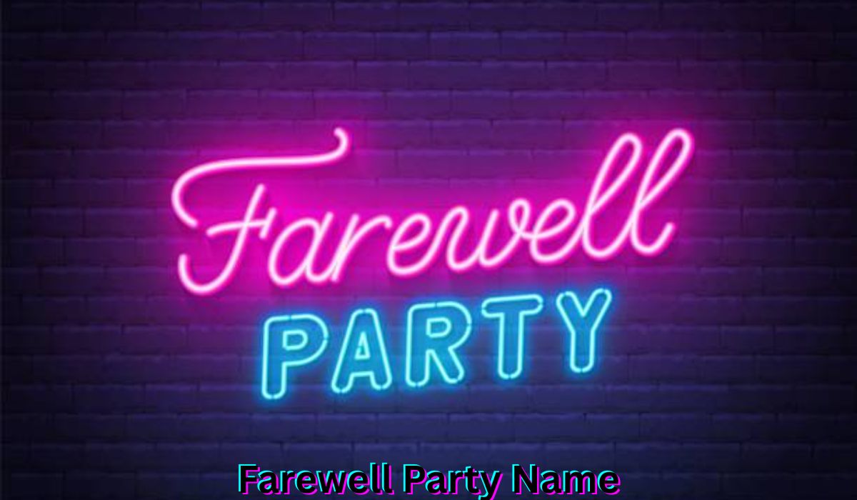 farewell-party-name