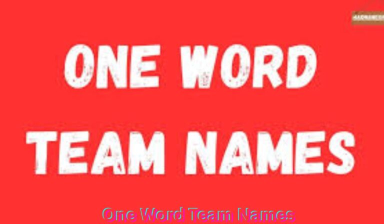 one-word-team-names